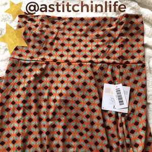 LuLaRoe NWT Geometric Design Maxi Skirt